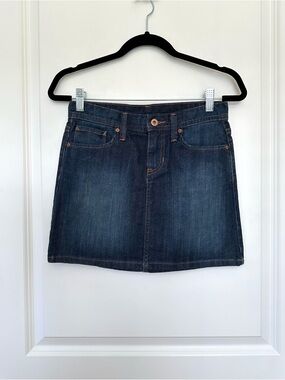 Vintage 2007 Gap Factory Denim Mini Skirt